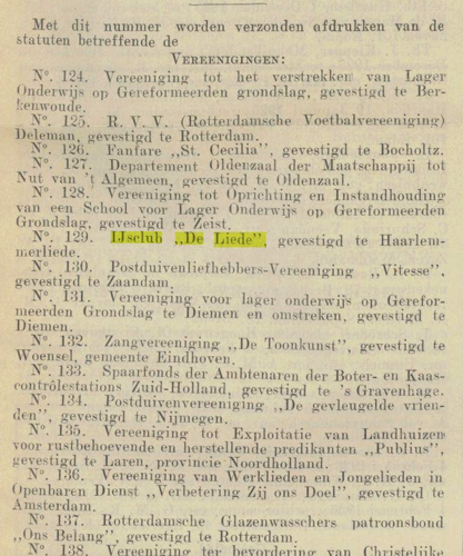 19260209-Staatscourant - pag.5, Statuten IJsclub de Liede 19260209-Staatscourant - pag.5, Statuten IJsclub de Liede